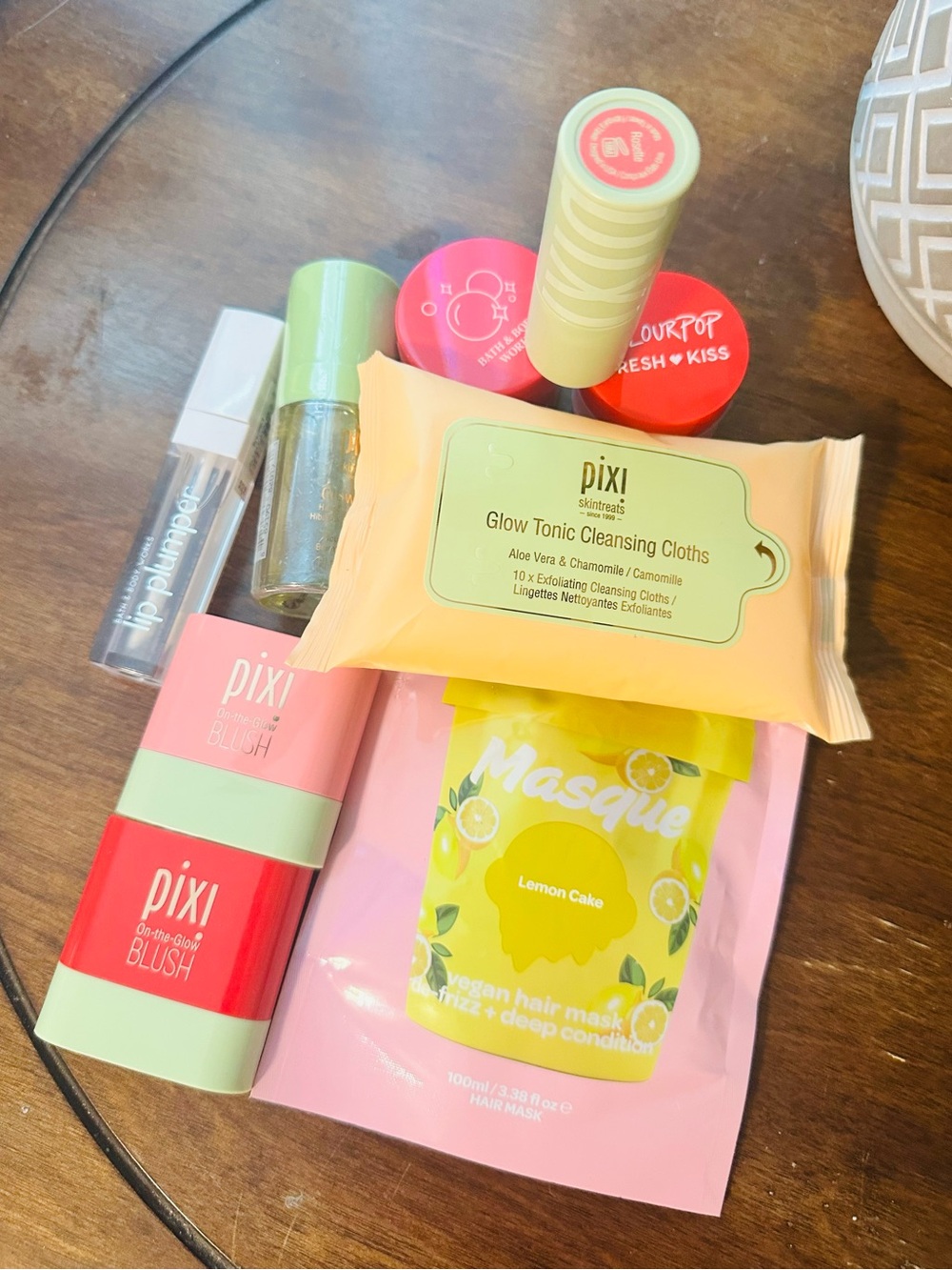 Pixi Lemon Cake Masque Hair Mask — Yellow & Pink Packaging